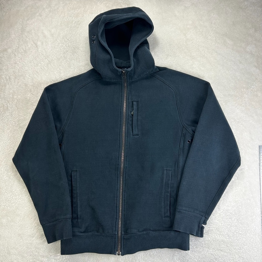 Lululemon Scuba Hoodie Jacket Unisex Black Soft Full Zip Athleisure Gym "Read"